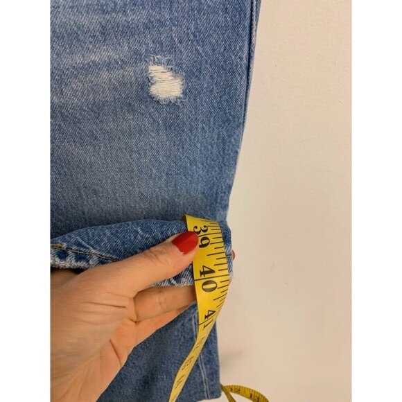 Levi's Premium Big E Button Fly Women's High-Rise 501 Jeans Sz W 28 L 30 Cotton - Picture 10 of 13